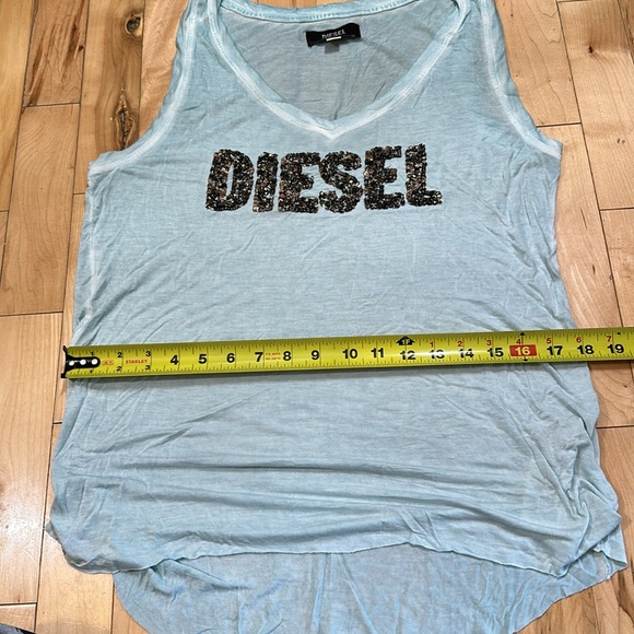 Diesel Burnout V-Neck Tank Top - Picture 8 of 8